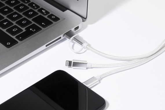 Rafob nabíjecí kabel s přívěškem na klíče