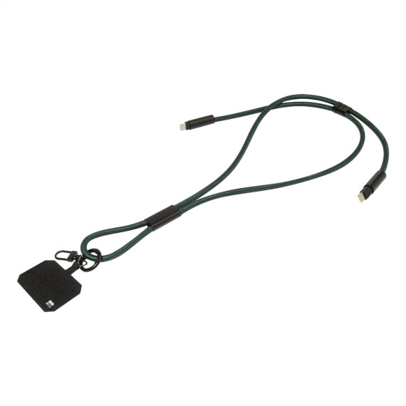 HolCharge 60W RPET kabel se šňůrkou na mobil
