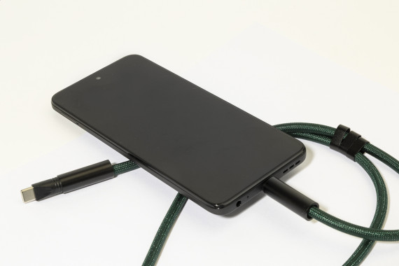 HolCharge 60W RPET kabel se šňůrkou na mobil