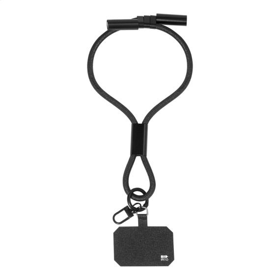 CuffCharge 60W RPET kabel s náramkem na mobil