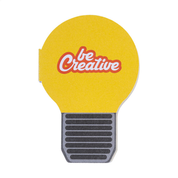 CreaStick Bulb samolepicí blok na poznámky na zakázku