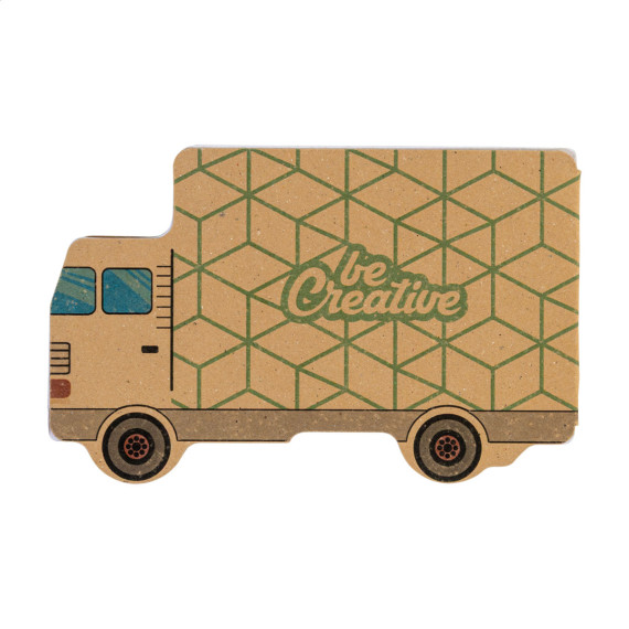 CreaStick Truck Eco samolepicí blok na poznámky na zakázku