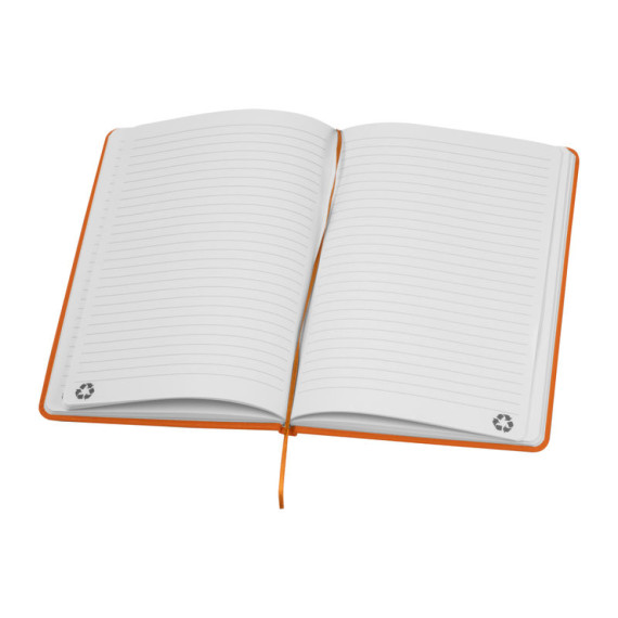 A5 notebook made of recycled paper