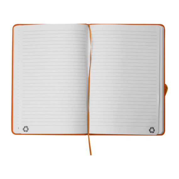 A5 notebook made of recycled paper