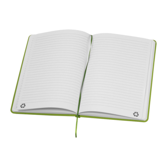 A5 notebook made of recycled paper