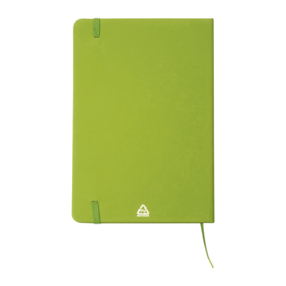 A5 notebook made of recycled paper
