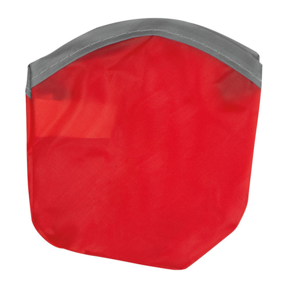 Foldable frisbee with a polyester case