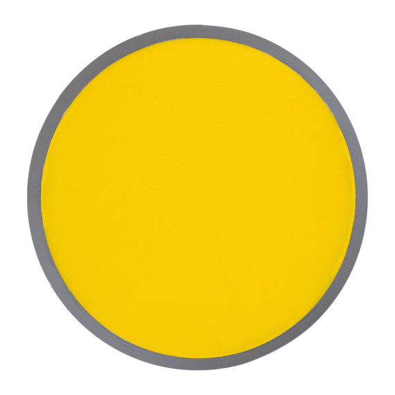 Foldable frisbee with a polyester case