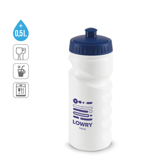 LOWRY. Sportovní láhev HDPE o objemu 530 ml