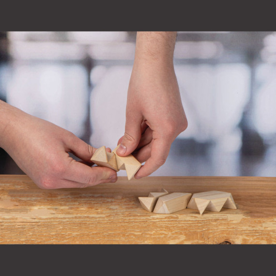 Dřevěné puzzle Toulouse