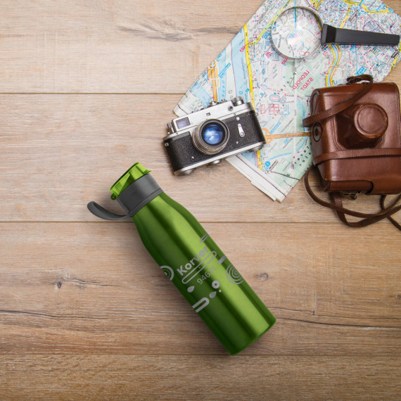 KORVER. Hliníková sportovní láhev o objemu 650 ml