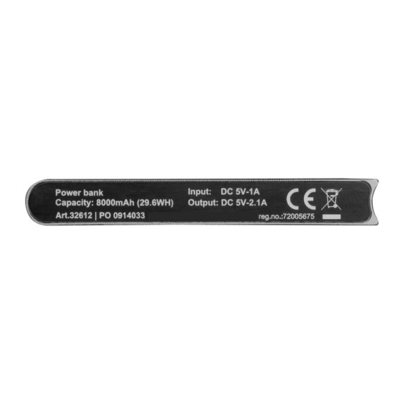 Powerbanka Wolfsberg 8000 mAh
