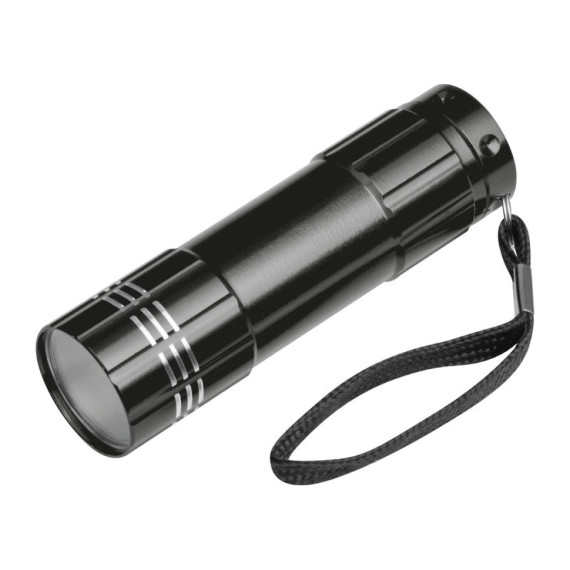 9 LED kovová baterka Montargis