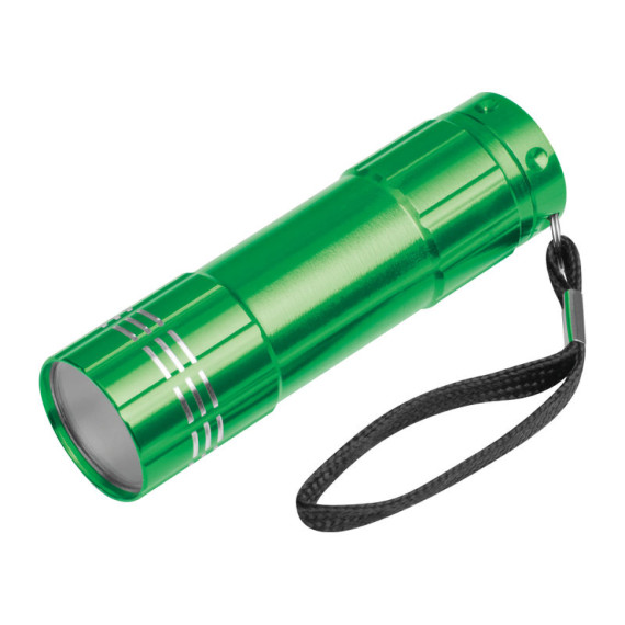 9 LED kovová baterka Montargis