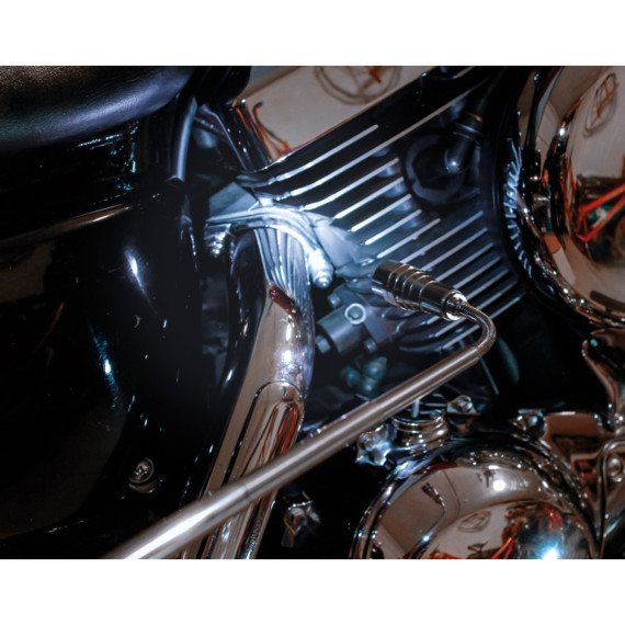 NOBEND. Výsuvná kovová lucerna LED