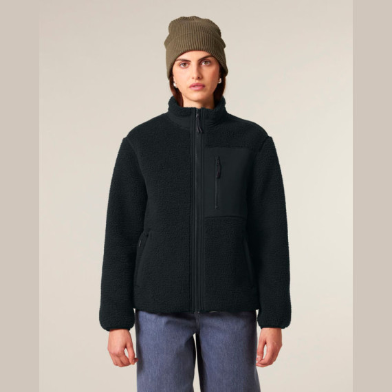 Brooker unisex relaxed fit sherpa bunda