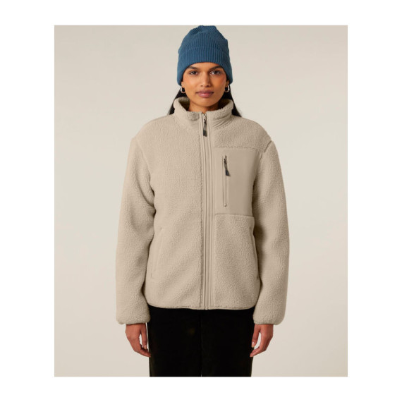 Brooker unisex relaxed fit sherpa bunda