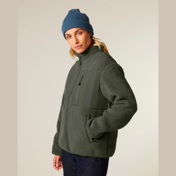 Brooker unisex relaxed fit sherpa bunda