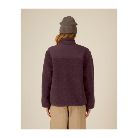 Brooker unisex relaxed fit sherpa bunda