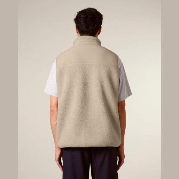 Liner unisex sherpa bunda bez rukávů