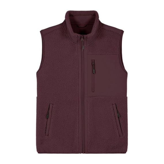 Liner unisex sherpa bunda bez rukávů