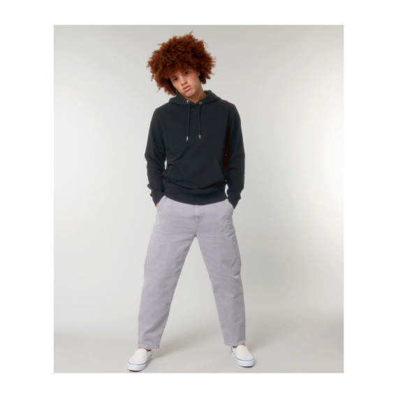 Archer unisex mikina s kapucí v medium fit střihu