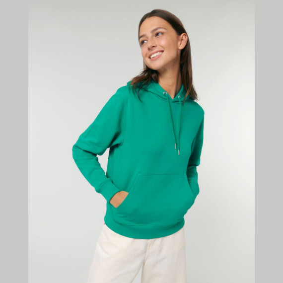 Archer unisex mikina s kapucí v medium fit střihu
