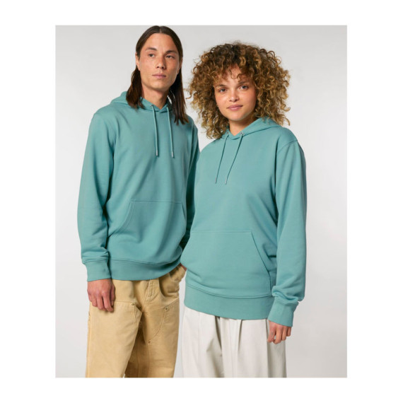 Archer unisex mikina s kapucí v medium fit střihu