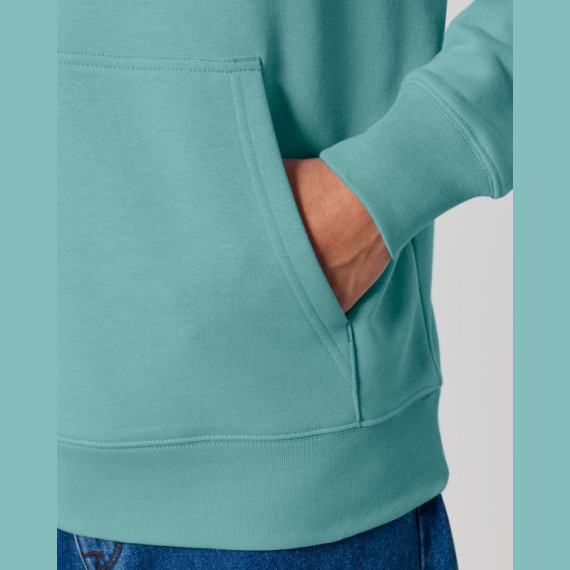 Archer unisex mikina s kapucí v medium fit střihu