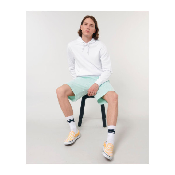 Archer unisex mikina s kapucí v medium fit střihu