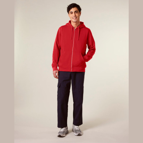 Mixer unisex mikina na zip s kapucí