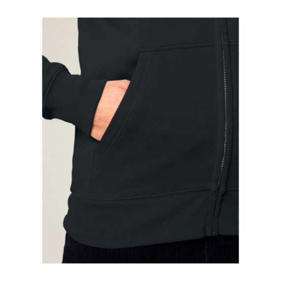 Connector 2.0 unisex medium fit mikina na zip s ka