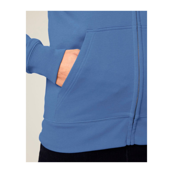 Connector 2.0 unisex medium fit mikina na zip s ka
