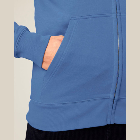 Connector 2.0 unisex medium fit mikina na zip s ka