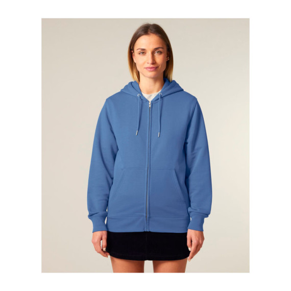 Connector 2.0 unisex medium fit mikina na zip s ka