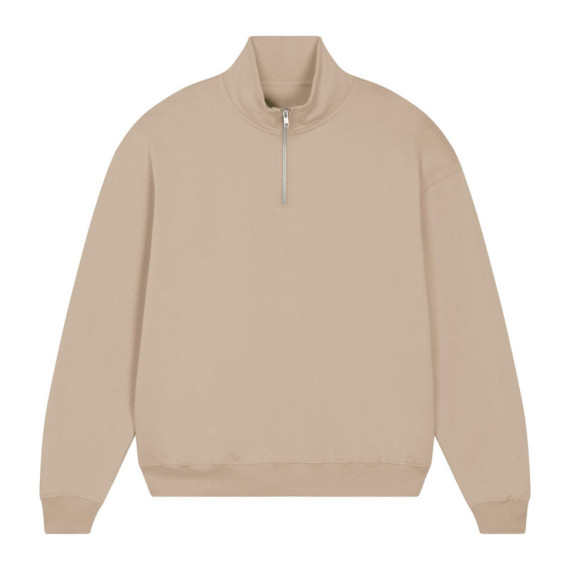 Miller Dry unisex boxy mikina se čtvrtinovým zipem