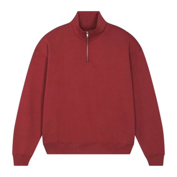 Miller Dry unisex boxy mikina se čtvrtinovým zipem