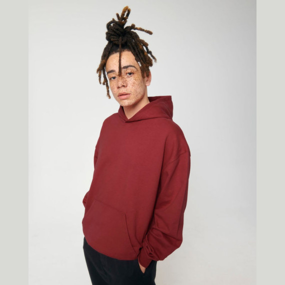 Cooper Dry unisex boxy mikina s kapucí