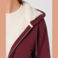 Hygger Sherpa unisex podšitá mikina na zip s kapuc