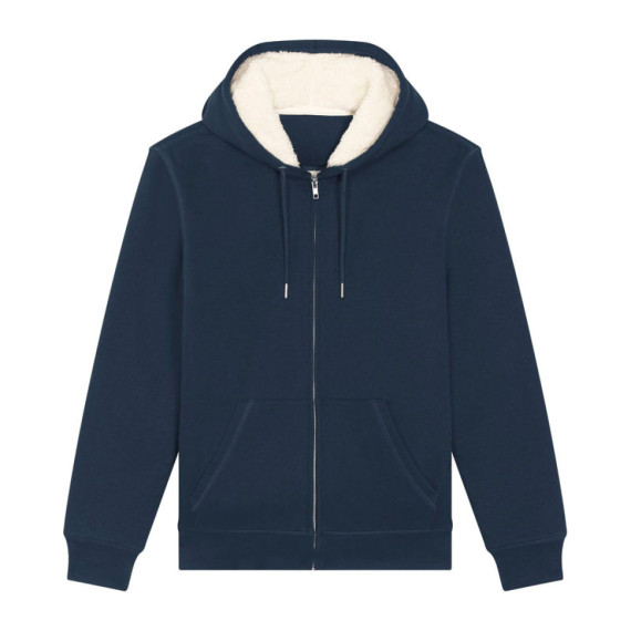 Hygger Sherpa unisex podšitá mikina na zip s kapuc