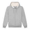 Hygger Sherpa unisex podšitá mikina na zip s kapuc