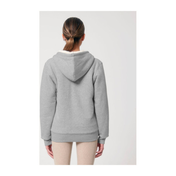 Hygger Sherpa unisex podšitá mikina na zip s kapuc