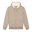 Hygger Sherpa unisex podšitá mikina na zip s kapuc