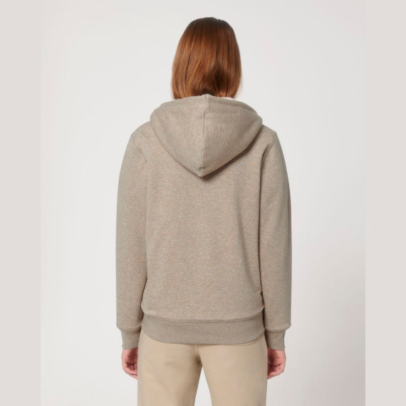 Hygger Sherpa unisex podšitá mikina na zip s kapuc