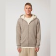 Hygger Sherpa unisex podšitá mikina na zip s kapuc