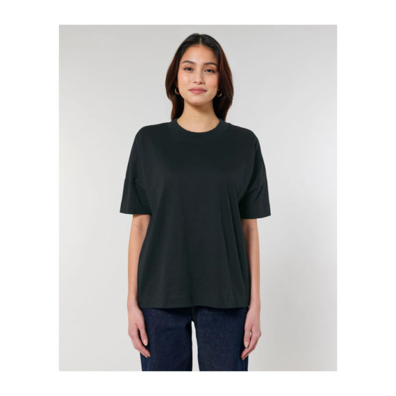 Blaster unisex oversized tričko s vysokým výstřihe
