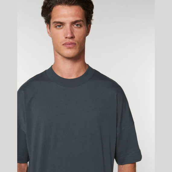 Blaster unisex oversized tričko s vysokým výstřihe