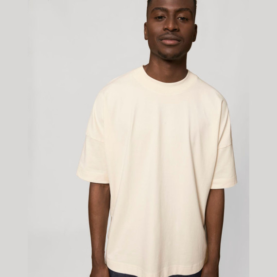 Blaster unisex oversized tričko s vysokým výstřihe