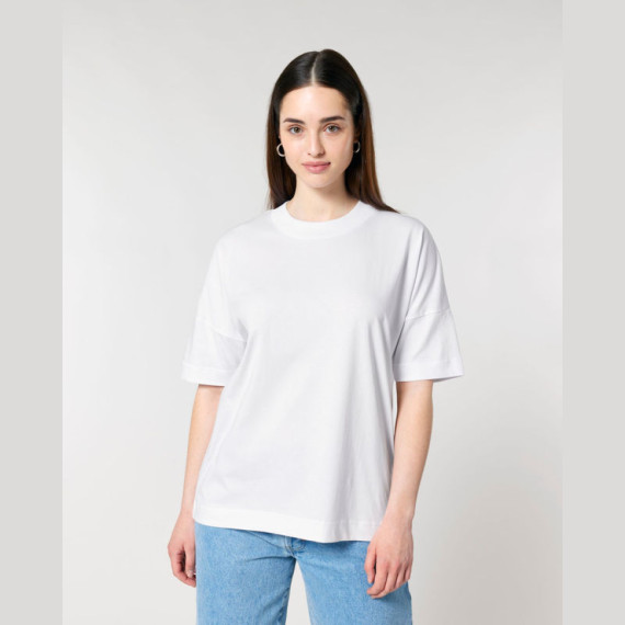 Blaster unisex oversized tričko s vysokým výstřihe