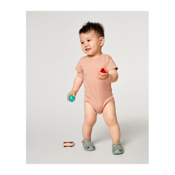 The babies' body s krátkým rukávem